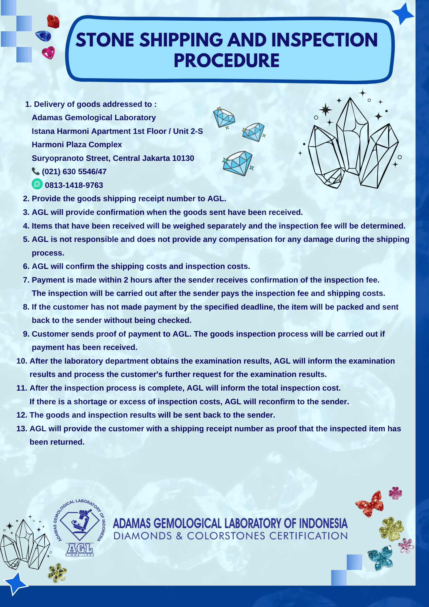 Stone Shipping and Inspection Procedure